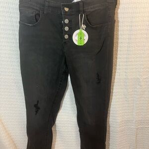 Justice Black Skinny Jeans